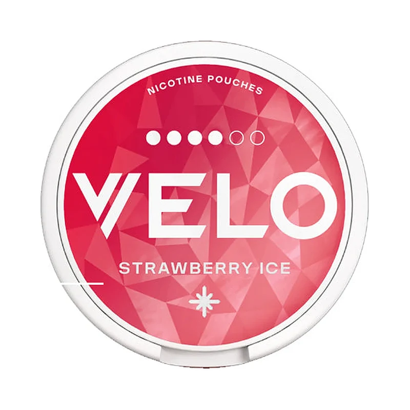 Velo Strawberry Ice Nikotin Pouches (Stärke 4/6)