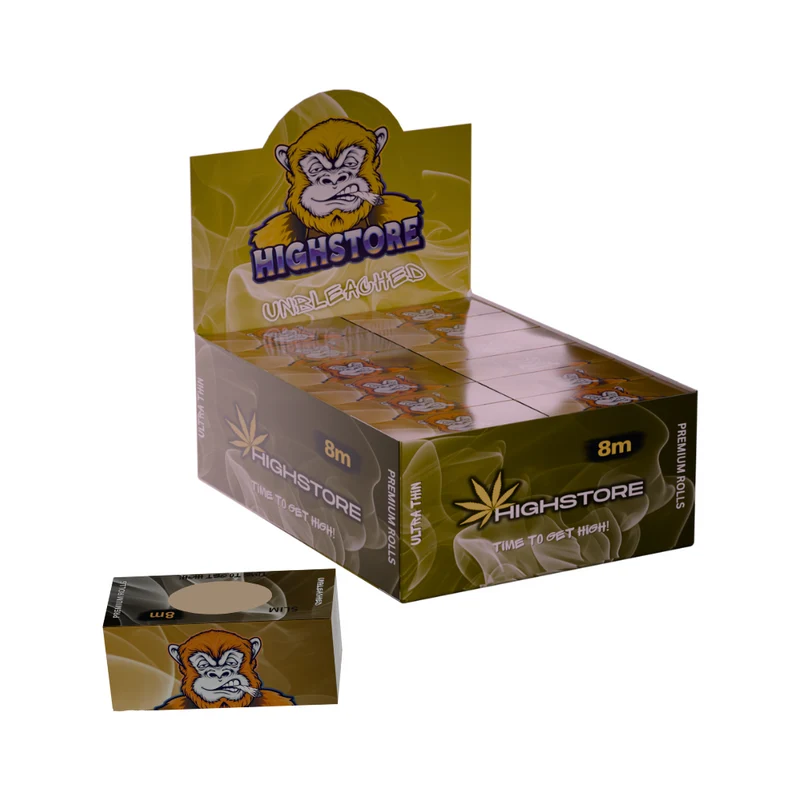 Highstore Nature Unbleached Rolls 8 m (24 Stück)