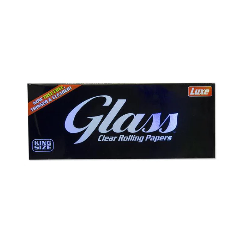 Glass Clear King Size Rolling Papers (40 Blatt)