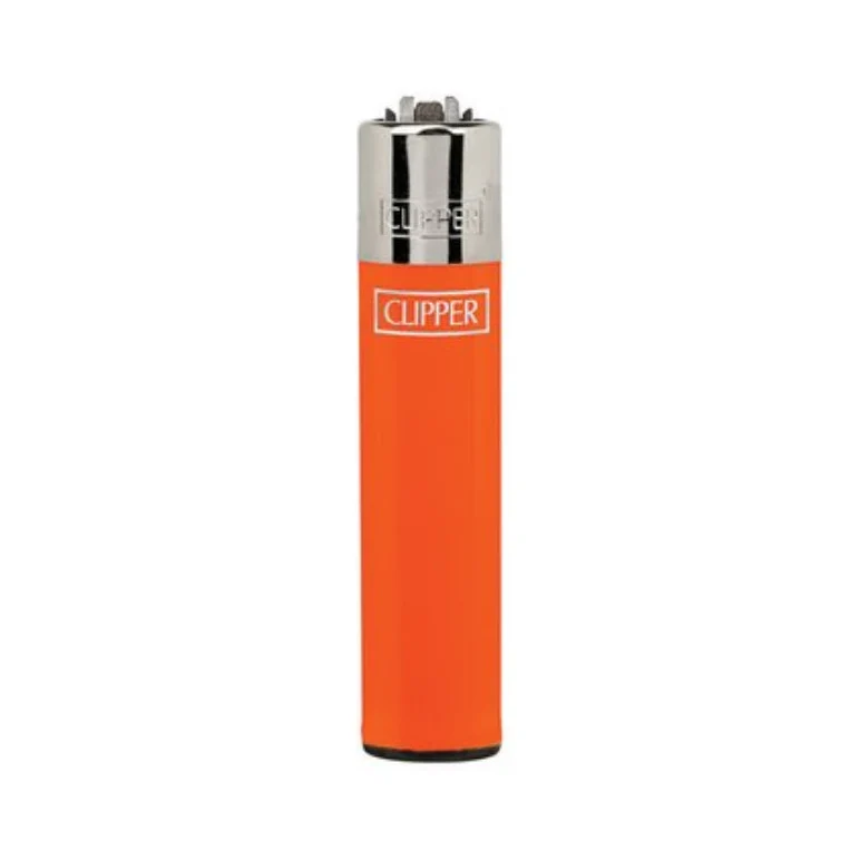 Clipper Micro Feuerzeug «Solid Branded» Orange