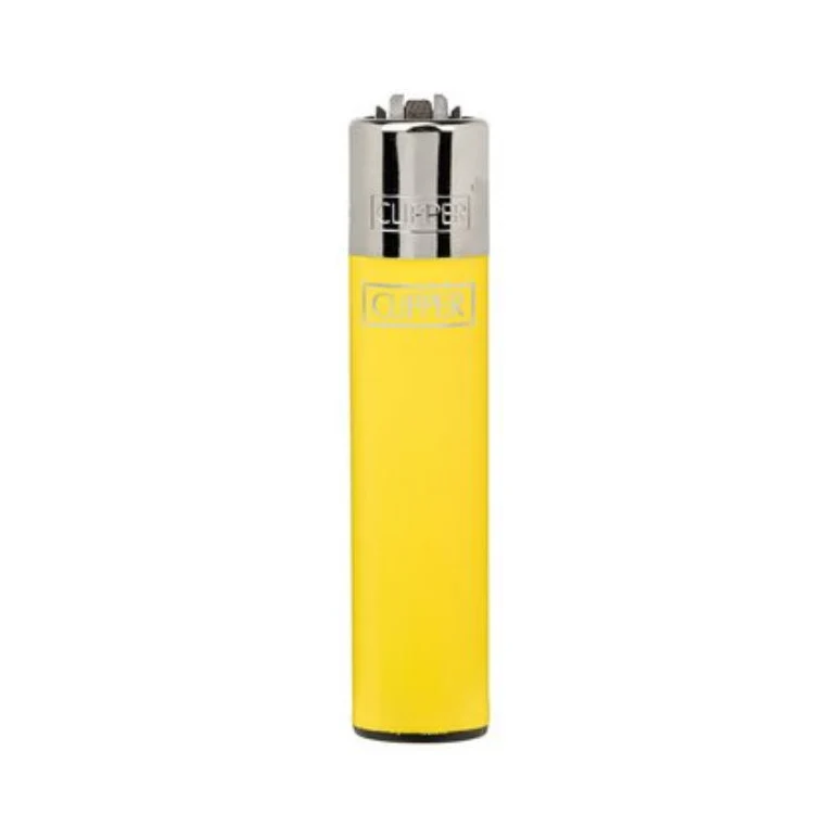 Clipper Micro Feuerzeug «Solid Branded» Gelb