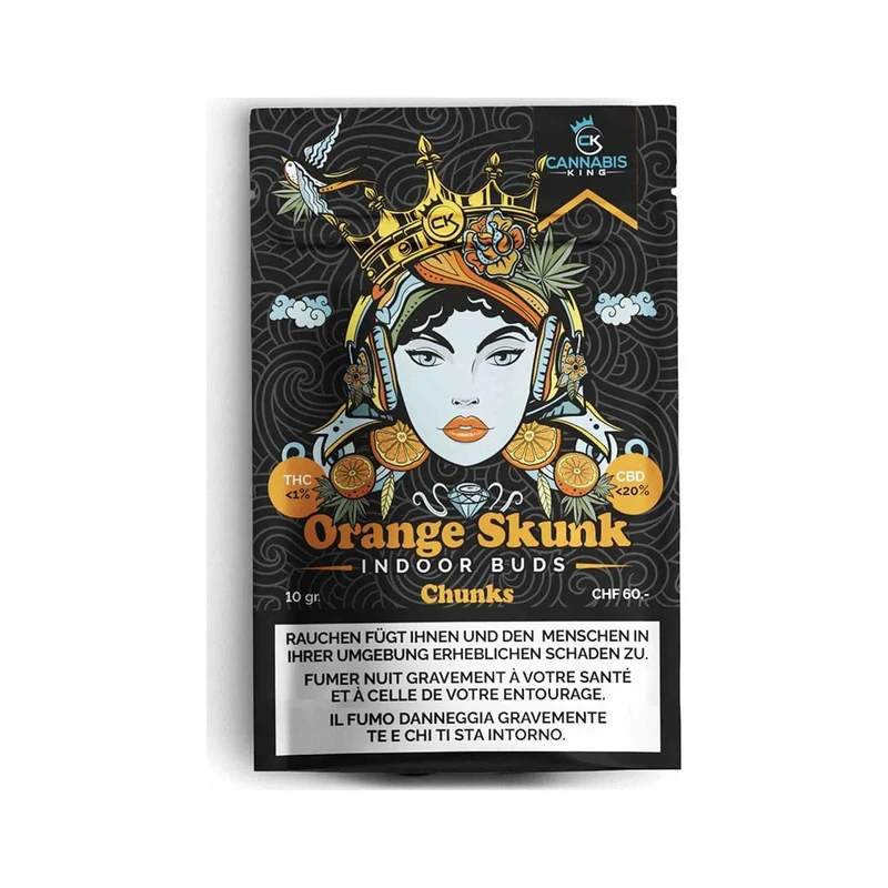 Cannabis King Orange Skunk Chunks – CBD Blüten, 10 g