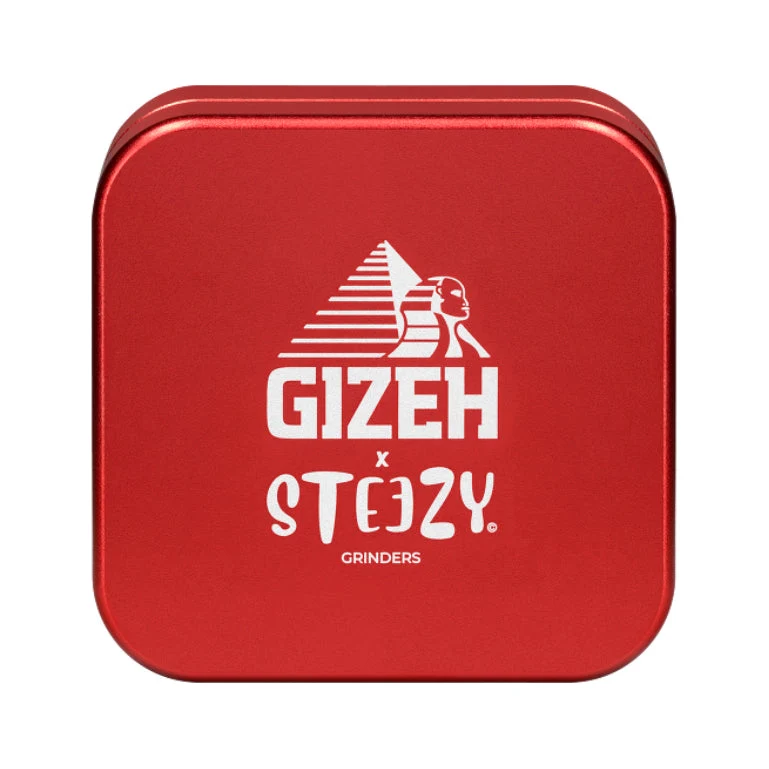 GIZEH x STEEZY Grinder 2-teilig 55 mm Rot