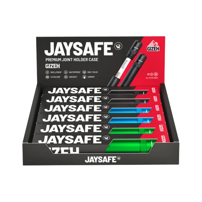 GIZEH JAYSAFE Aufbewahrungsdose farbig (6 Stk.)