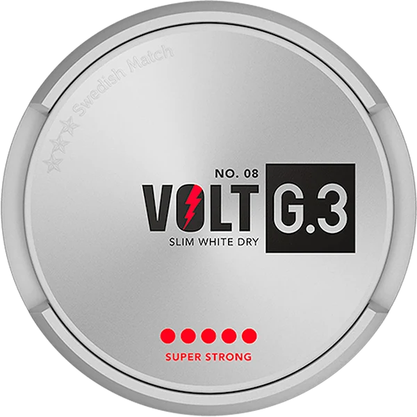 G.3 Volt Super Strong Slim White Dry