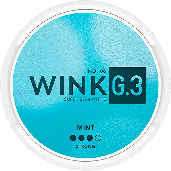 G.3 Wink Mint Strong Super Slim White