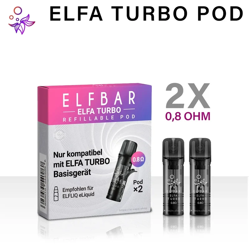 Elfbar Elfa - Leerpod Turbo - 0,8 Ohm