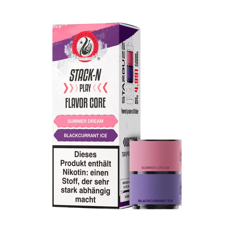 Starbuzz Stack-N-Play Pods - Summer Dream + Blackcurrant Ice
