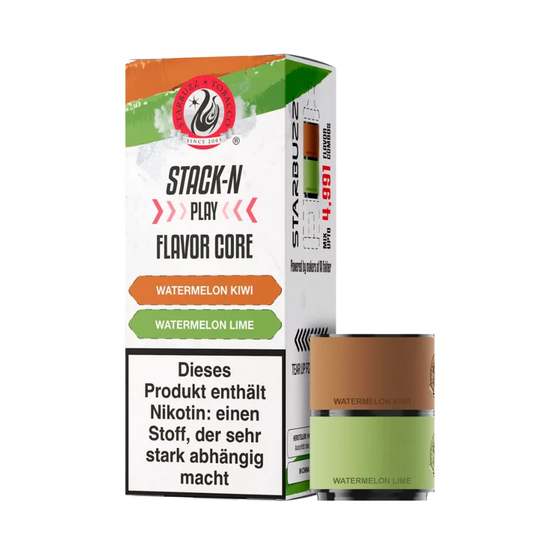 Starbuzz Stack-N-Play Pods - Watermelon Kiwi + Watermelon Lime