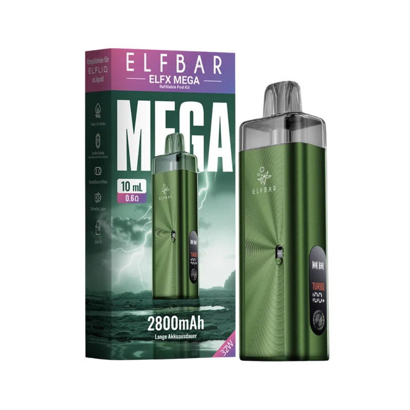 Elfbar - ELFX MEGA Pod Kit - Green