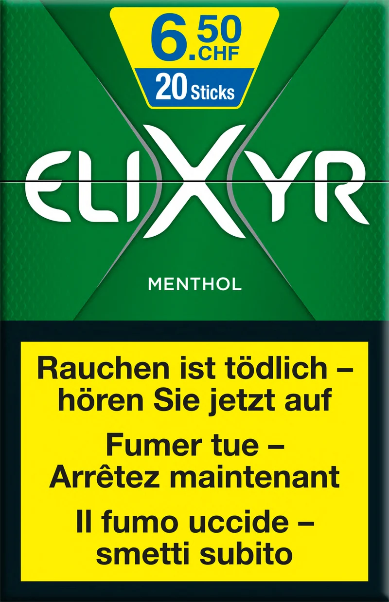 Elixyr Grün Fresh Menthol Box