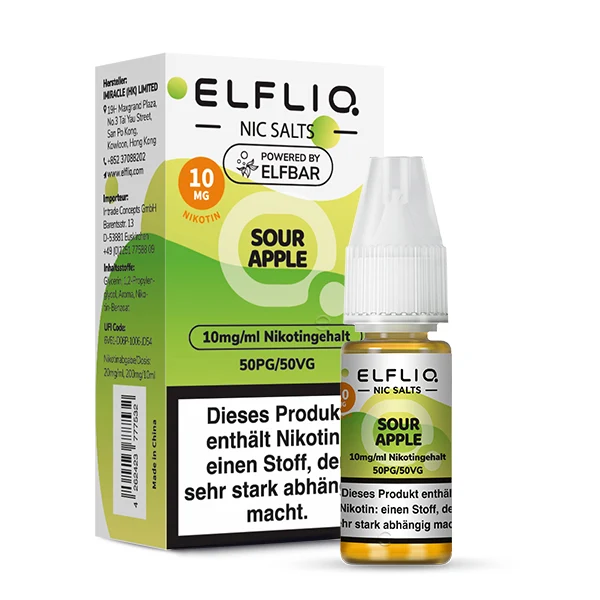 ELFLIQ SOUR APPLE 20MG/ML