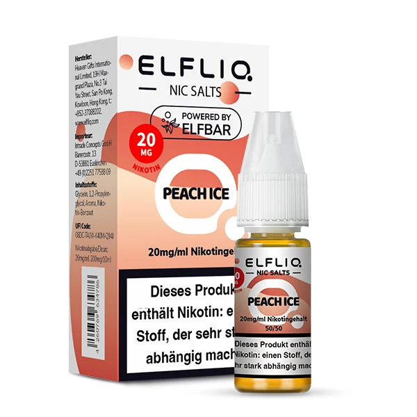 ELFLIQ PEACH ICE 20MG/ML