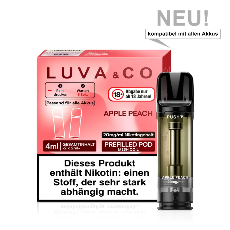 LUVA & CO Prefilled Pod Apple Peach