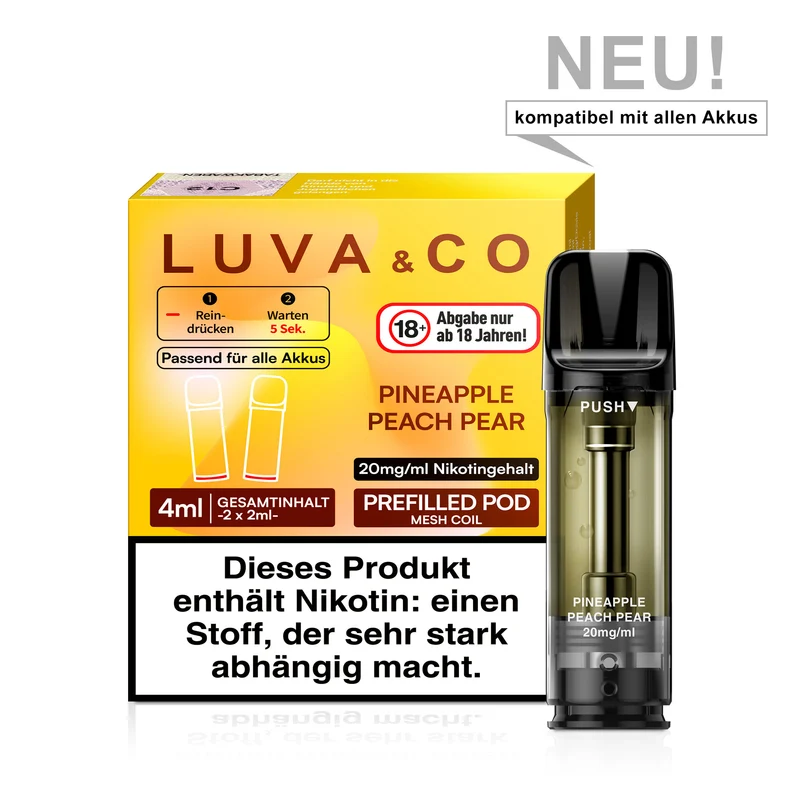 LUVA & CO Prefilled Pod Pineapple Peach Pear