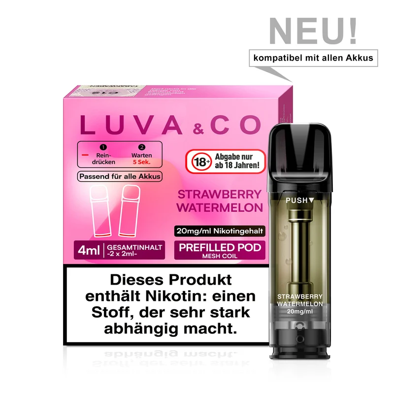 LUVA & CO Prefilled Pod Strawberry Watermelon