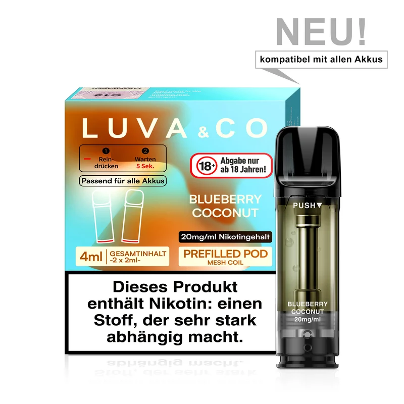 LUVA & CO Prefilled Pod - Blueberry Coconut