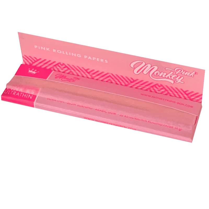 Monkey King King Size Papier Slim Pink 14gr 32 Blatt