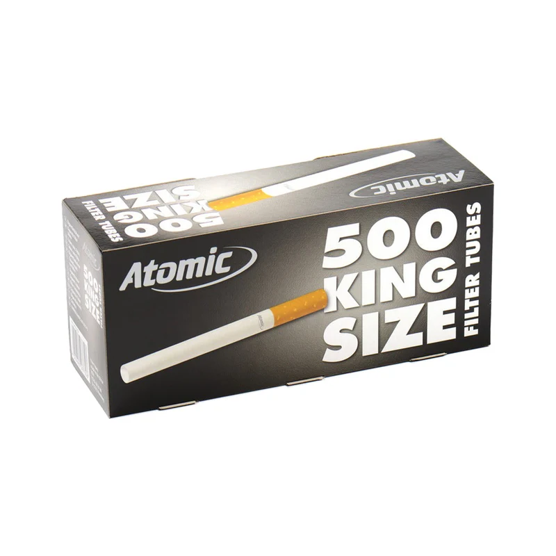 Atomic King Size Zigarettenhülsen – 4 × 500 Stück