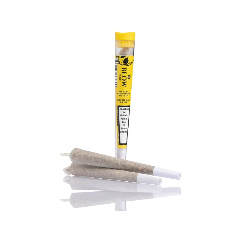 Blow Pure CBD Joints «Sour Widow Yellow» – Box mit 20 Stück