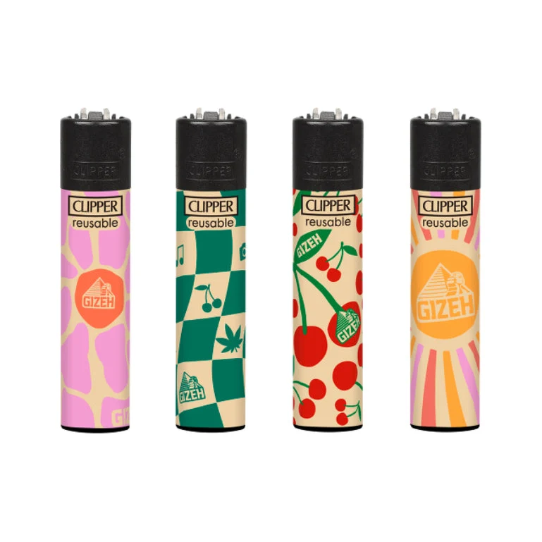Clipper Feuerzeug «GIZEH Cherry» (4er-Pack)