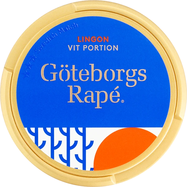 Göteborgs Rapé Lingon Large White