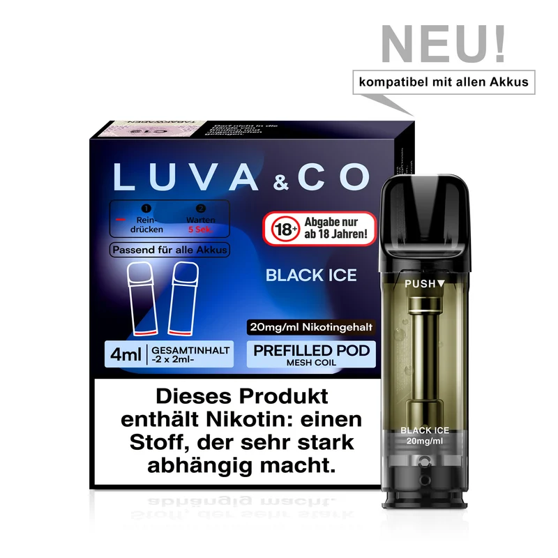 LUVA & CO Prefilled Pod Black Ice