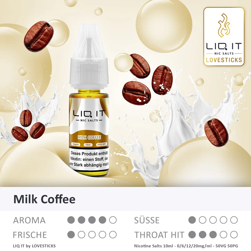 LIQIT - MILK COFFEE 6MG/ML