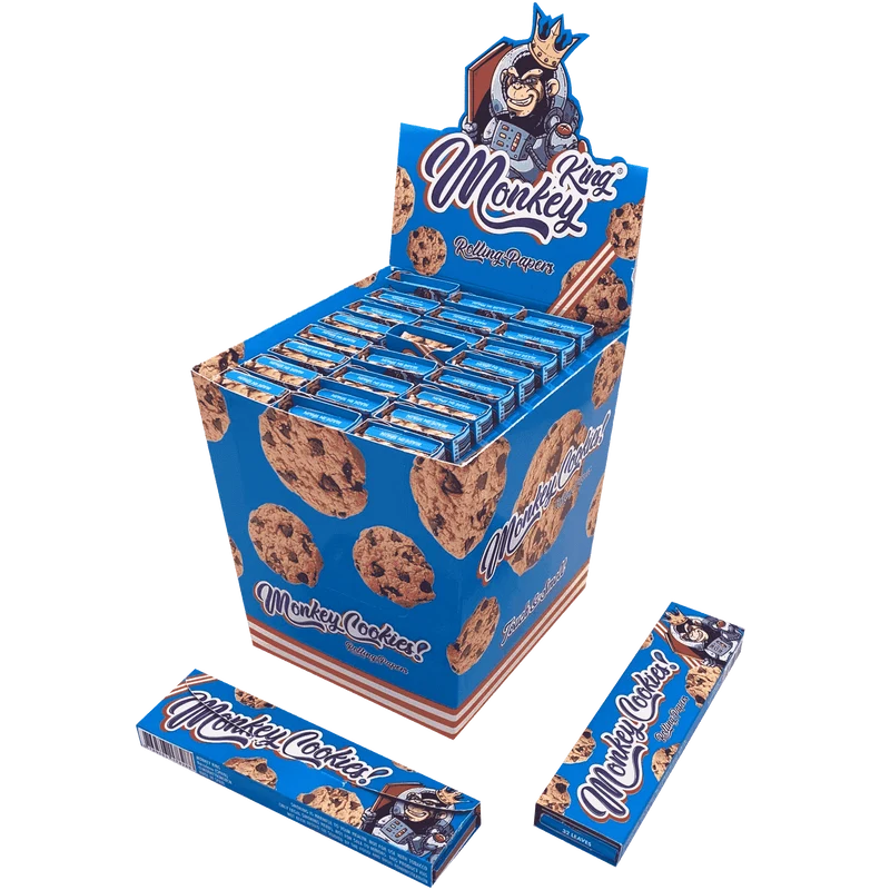 Monkey King King Size Slim Smell Pack Cookies + Tips 14gr 32 Blatt