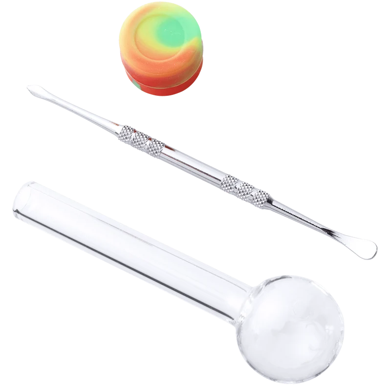 Dreamliner Glas Ölpfeife Set