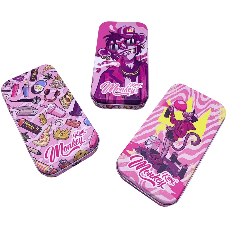 Monkey King Metallbox Pink Serie