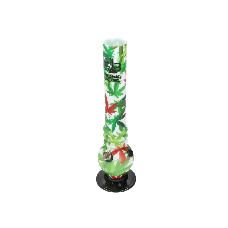 Bong Boss Acrylbong Hanf Bunt, Ø 40mm
