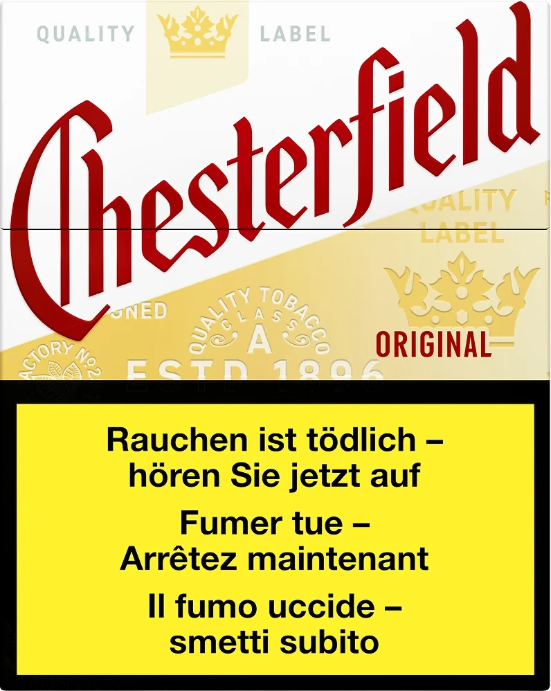 Chesterfield Original Ks Box Big Pack 25 Cigarettes