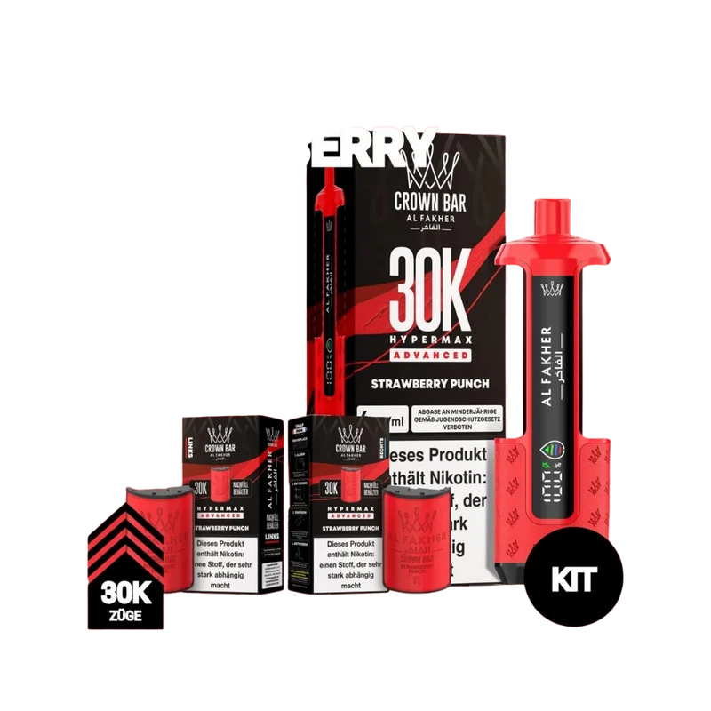 AL FAKHER - 30K Hypermax Strawberry Punch Kit