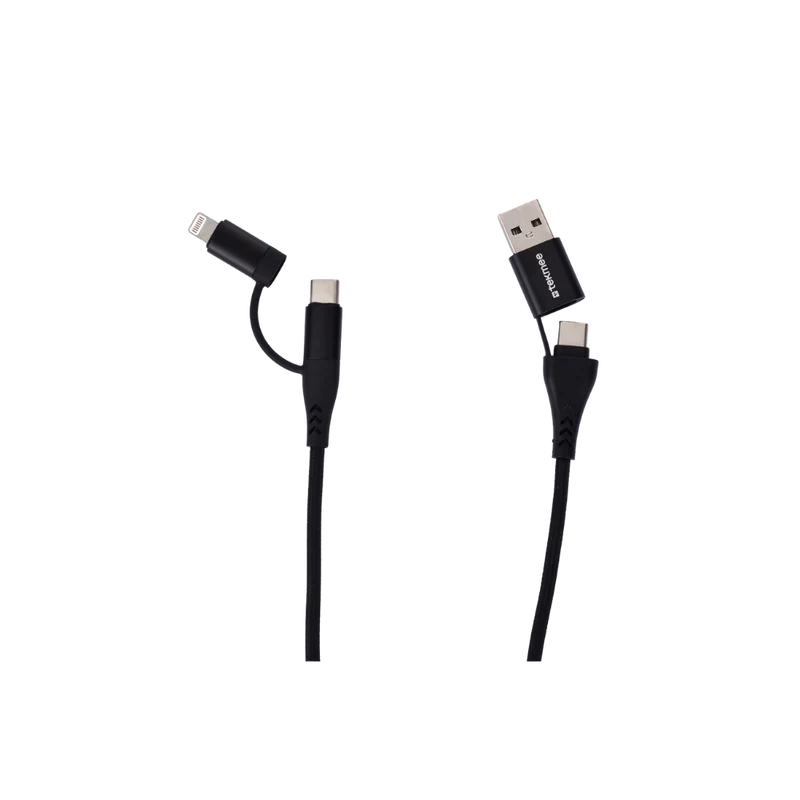 TEKMEE - All-in-one Schnelladekabel - 10x1 mtr.
