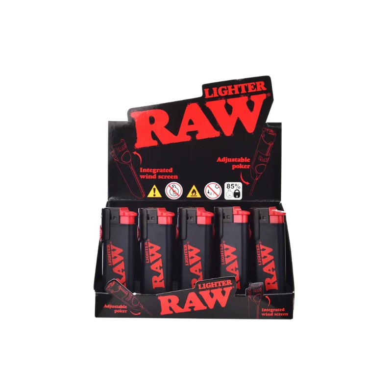 RAW FEUERZEUG - Phoenix Lighter - Mit Windschutz und Stopfer