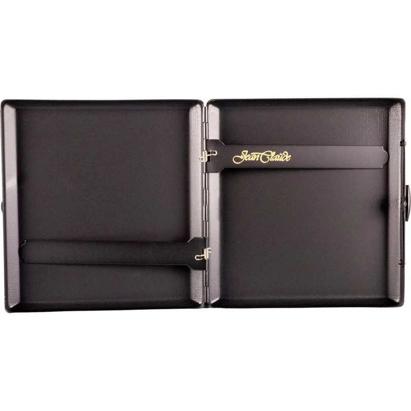 Moderne Cigaret Etui i Ibenholt Sort Eloxeret Metal