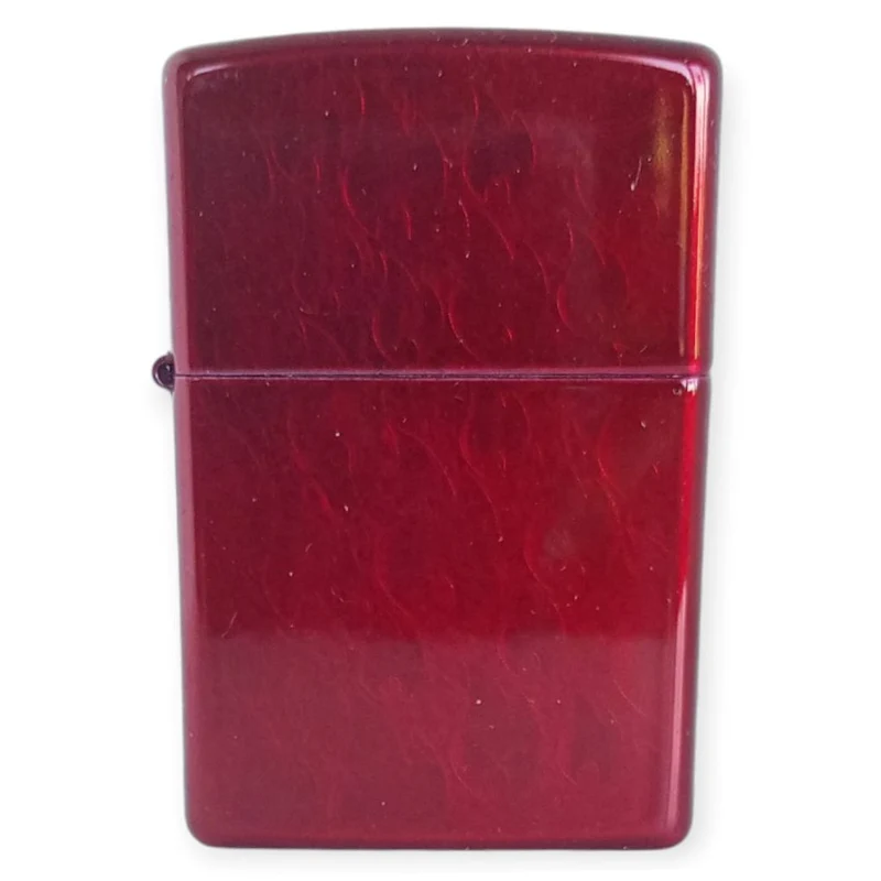 Zippo 60004598 Candy Apple Red Iced Flames Lighter