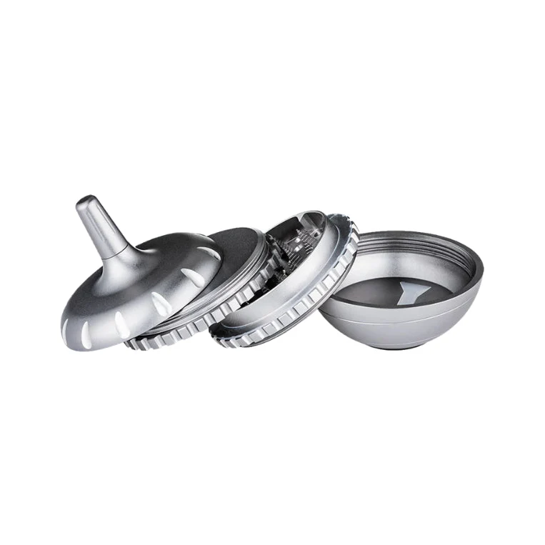 Super Heroes Gyro Grinder «Kreisel» Chrom – 3-teilig Ø 63 mm
