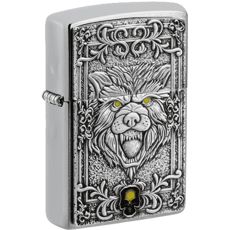 Zippo 60006751 200 Wolf Emblem Design