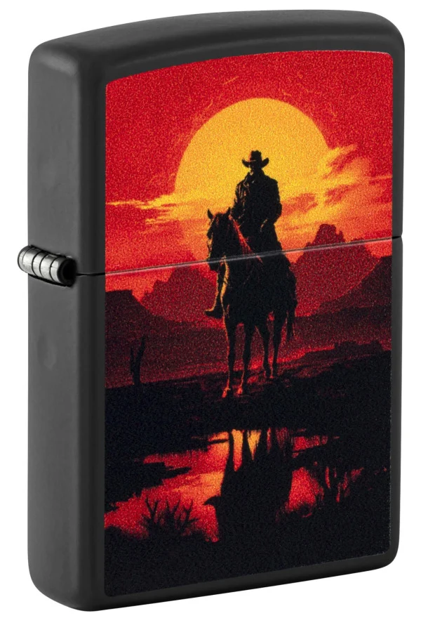 Zippo 218 Western Scene Design