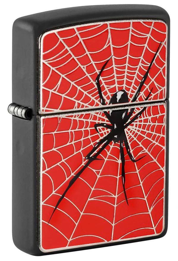 Zippo 218 Spider Web Red