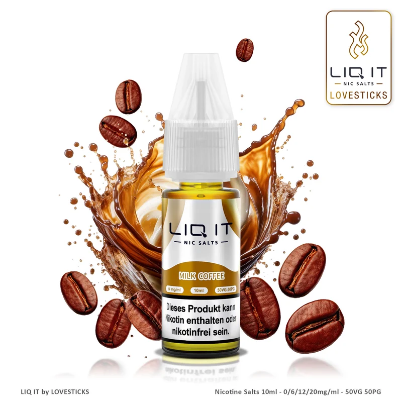 MILK COFFEE - LIQIT 0MG/ML ohne Nikotin
