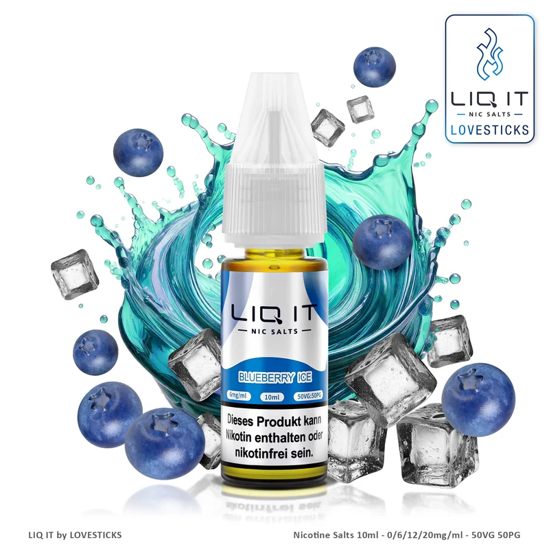 BLUEBERRY ICE - LIQIT 0MG/ML ohne Nikotin