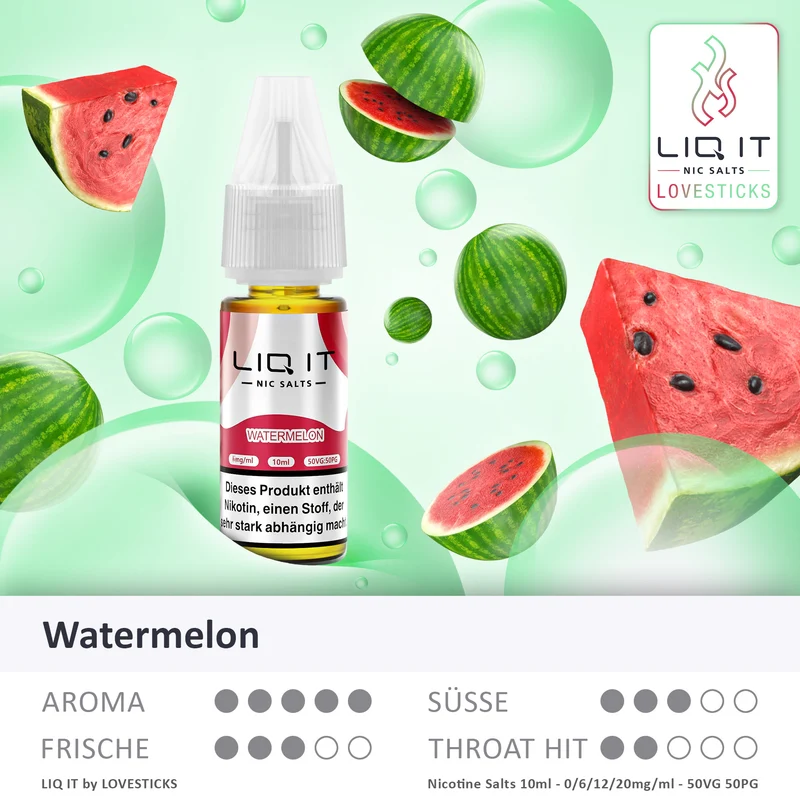 WATERMELON - LIQIT 0MG/ML ohne Nikotin