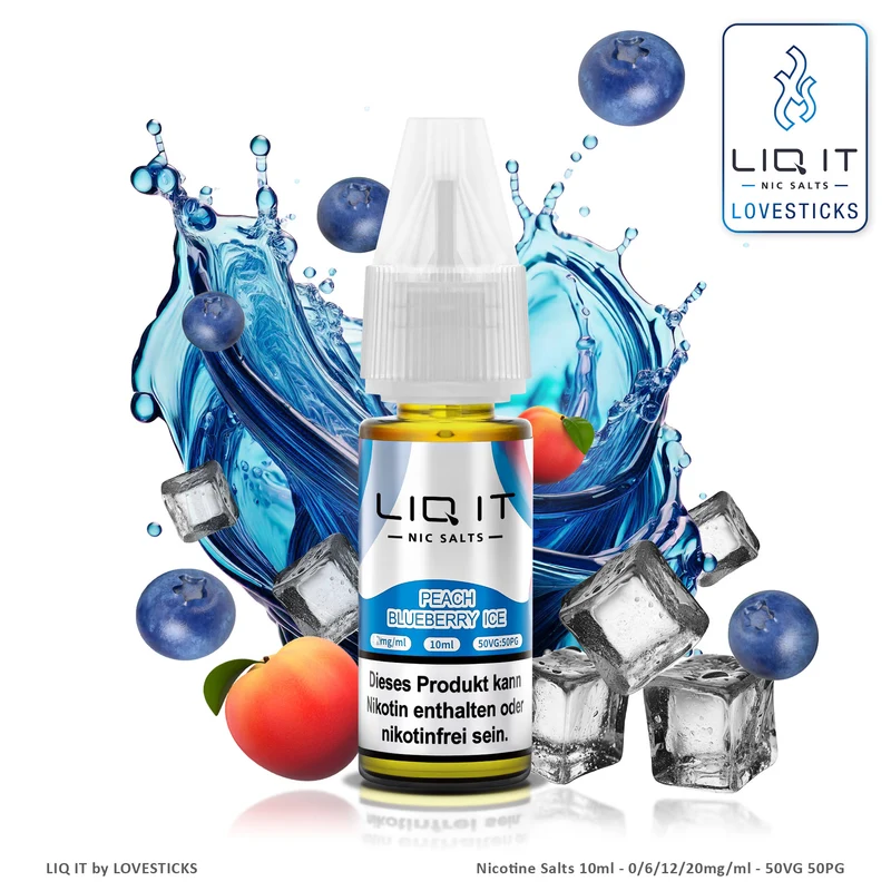 PEACH BLUEBERRY ICE- LIQIT 12MG/ML