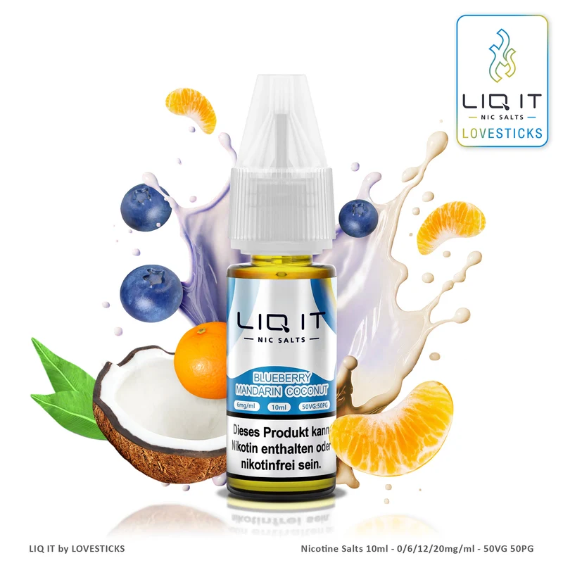 BLUEBERRY MANDARIN COCONUT - LIQIT 6MG/ML