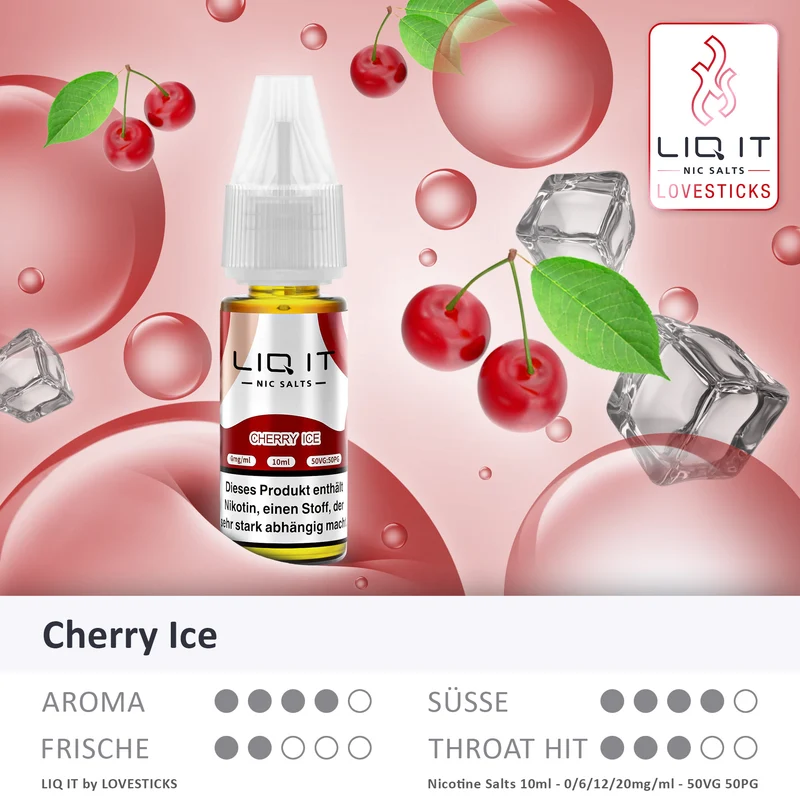 CHERRY ICE - LIQIT 0MG/ML ohne Nikotin