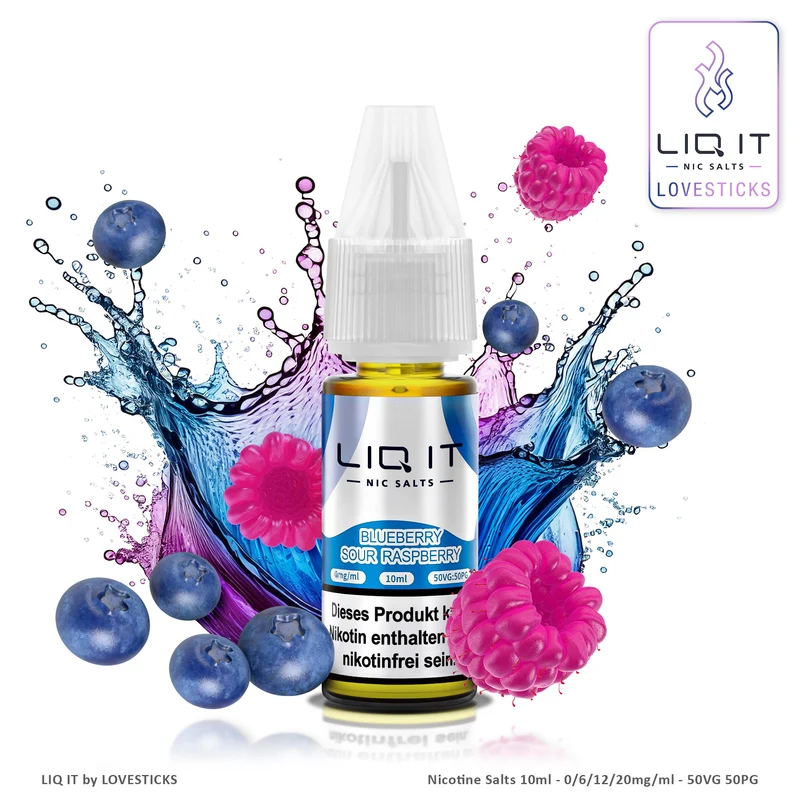 BLUEBERRY SOUR RASPBERRY - LIQIT 20MG/ML