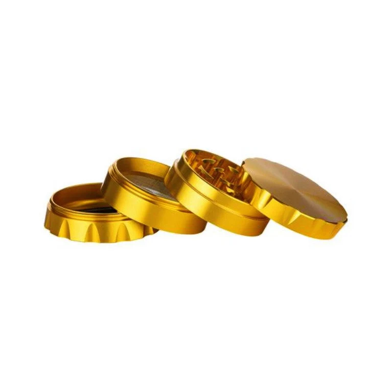 Super Heroes Metall Grinder Gold – 4-teilig 60 mm